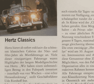 Unternehmen Hertz Classics